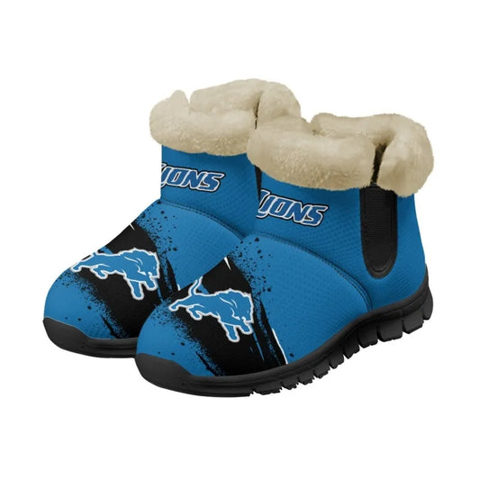 Detroit Lions Comfy Winter Snow Boots AZDDWSB000072