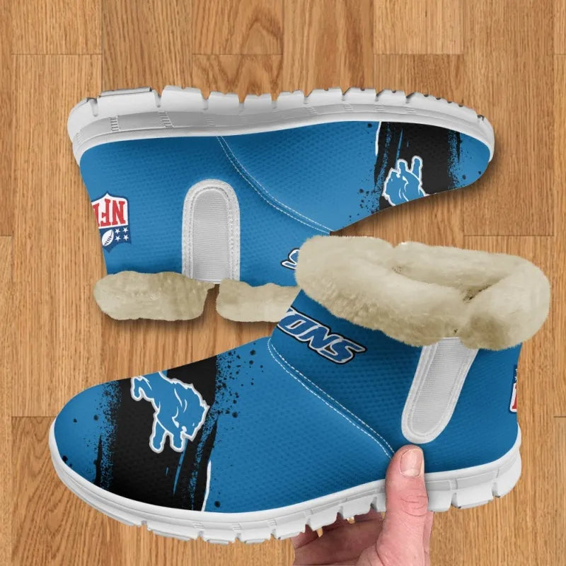 Detroit Lions Comfy Winter Snow Boots AZDDWSB000072