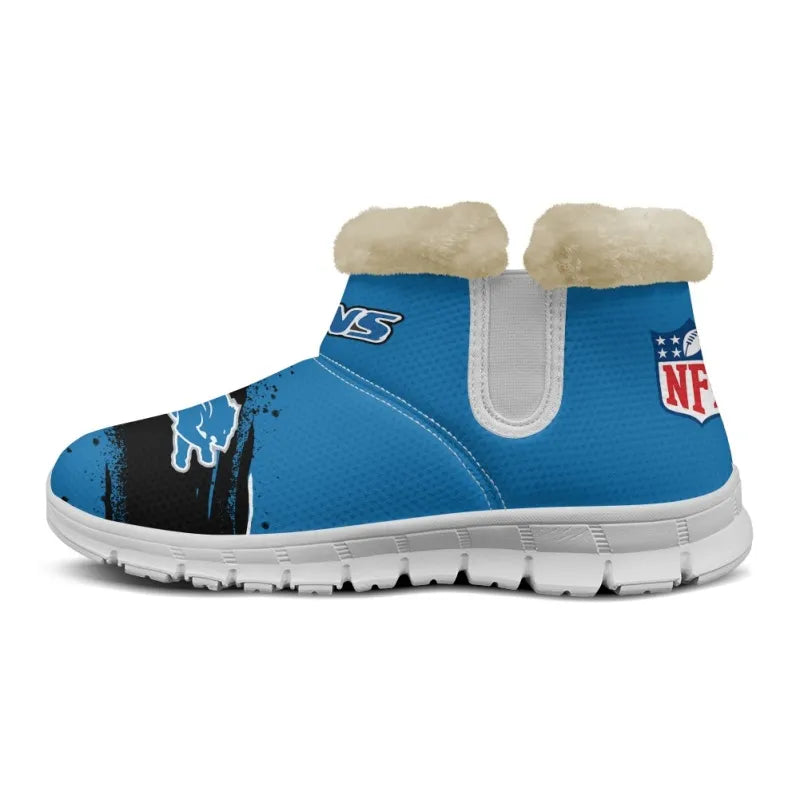 Detroit Lions Comfy Winter Snow Boots AZDDWSB000072