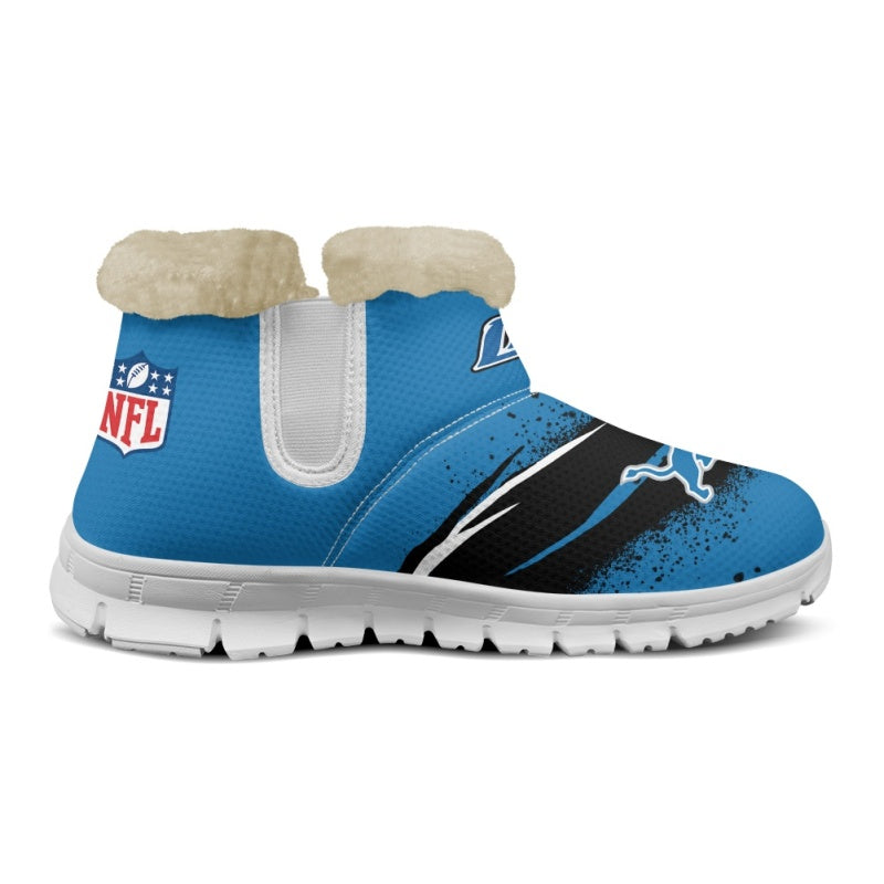 Detroit Lions Comfy Winter Snow Boots AZDDWSB000072