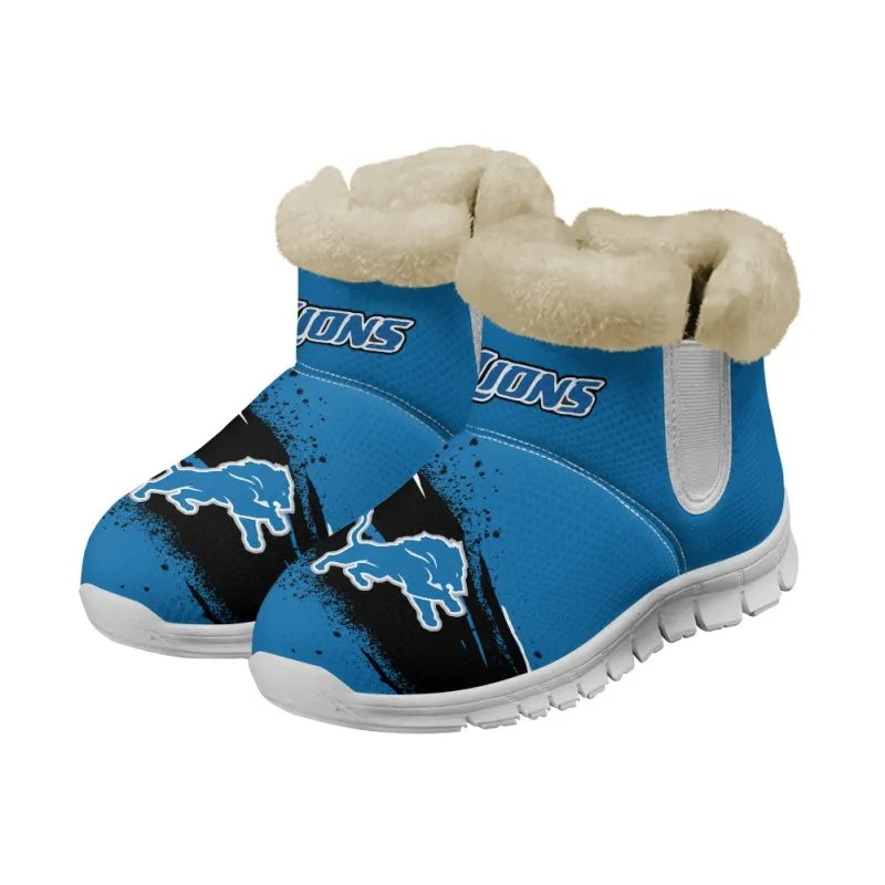 Detroit Lions Comfy Winter Snow Boots AZDDWSB000072