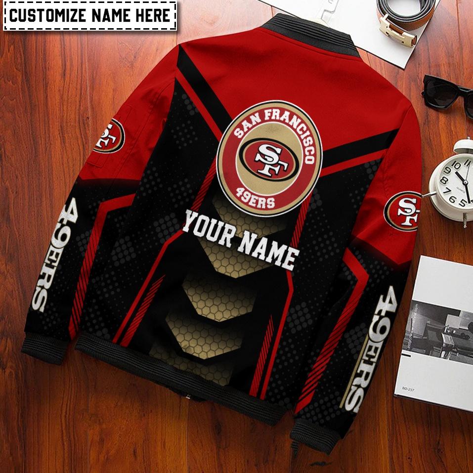 San Francisco 49ers Personalized Bomber Jacket AZCBJ158