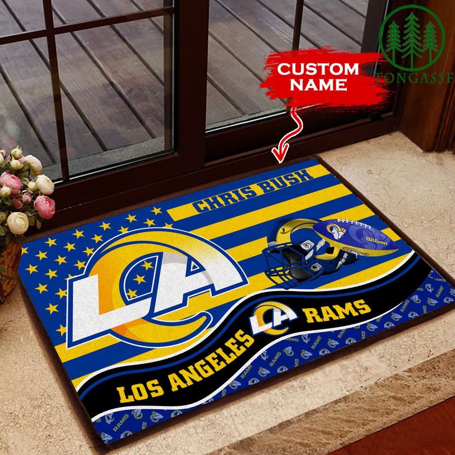 Los Angeles Rams Personalized Doormat BGDMM598