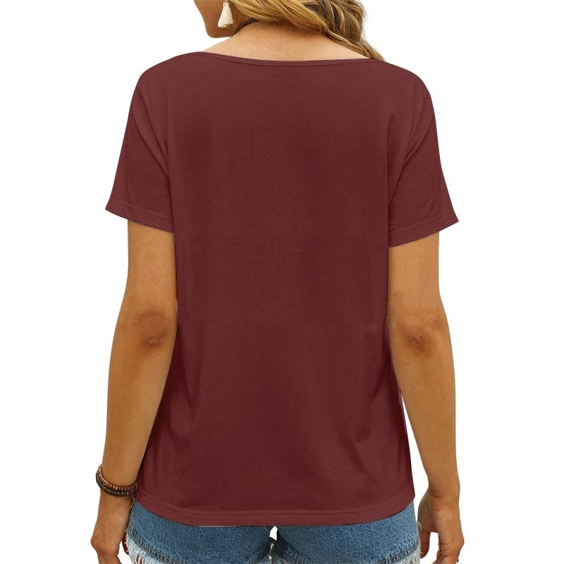 Washington Commanders V-neck Women T-shirt AGCWTS623