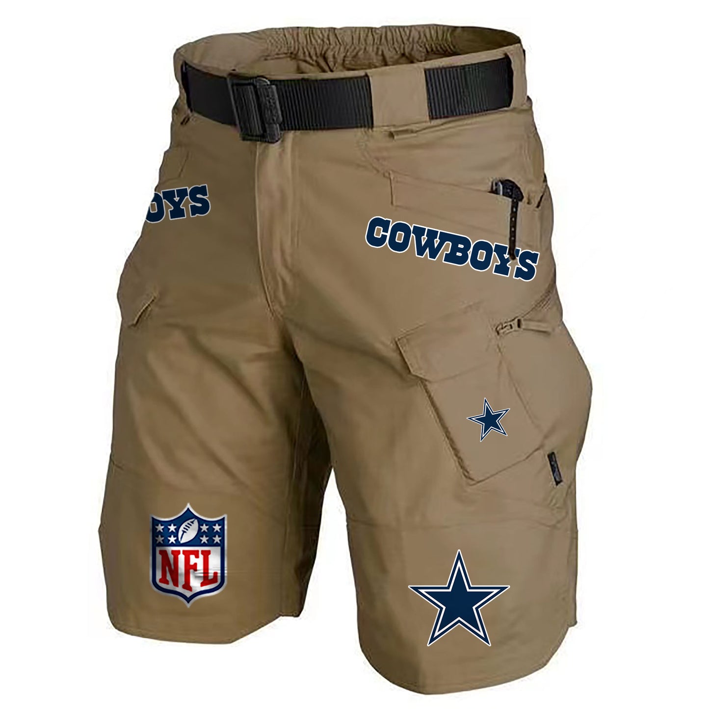 Dallas Cowboys Limited Edition Front Pockets Men Shorts (Belt Not Included) AZBTFPMS000211