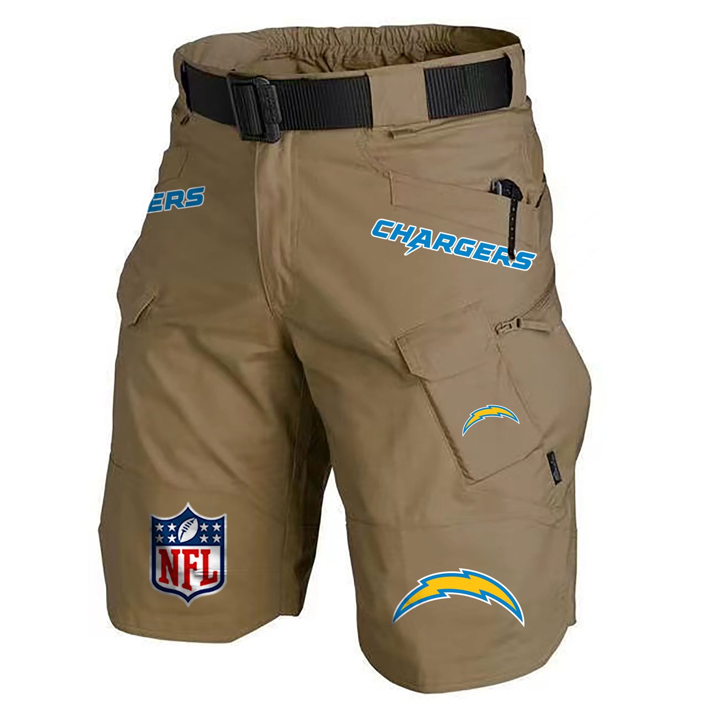 Los Angeles Chargers Limited Edition Front Pockets Men Shorts (Belt Not Included) AZBTFPMS000187