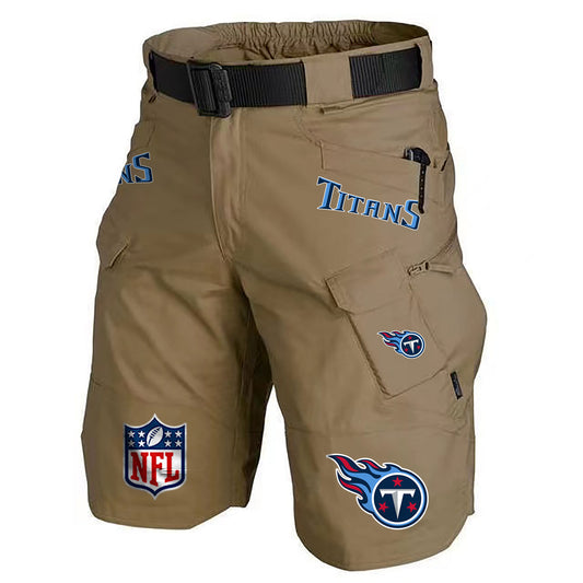 Tennessee Titans Limited Edition Front Pockets Men Shorts (Belt Not Included) AZBTFPMS000191