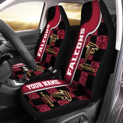Atlanta Falcons Personalized Car Seat Covers BGCSC636