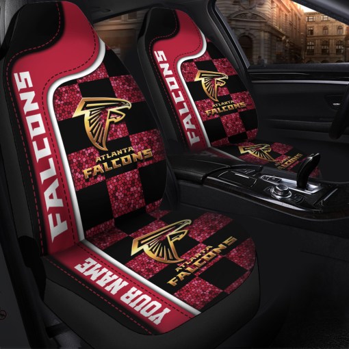 Atlanta Falcons Personalized Car Seat Covers BGCSC636