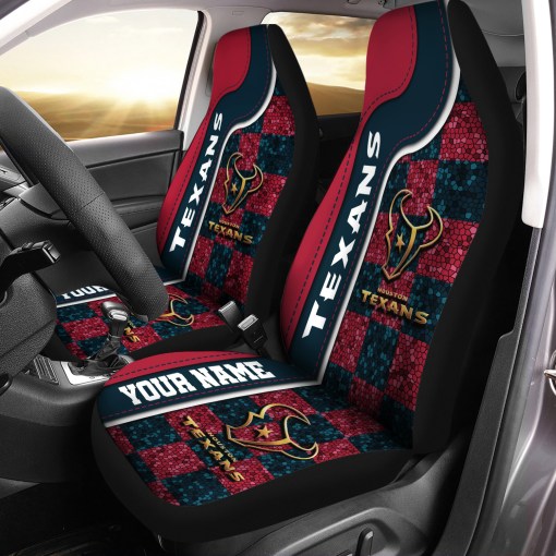 Houston Texans Personalized Car Seat Covers BGCSC646