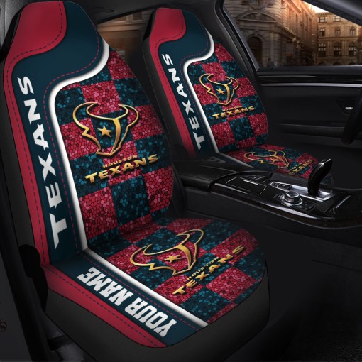 Houston Texans Personalized Car Seat Covers BGCSC646