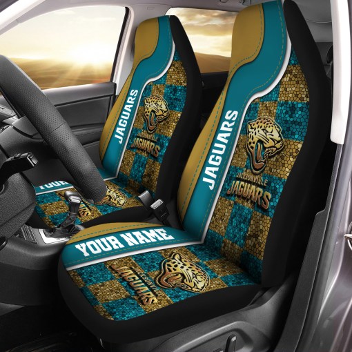 Jacksonville Jaguars Personalized Car Seat Covers BGCSC648