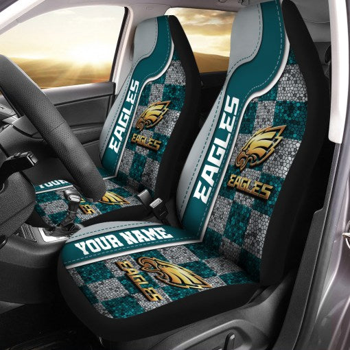 Philadelphia Eagles Personalized Car Seat Covers BGCSC659