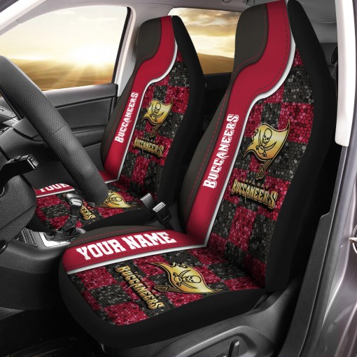 Tampa Bay Buccaneers Personalized Car Seat Covers BGCSC663