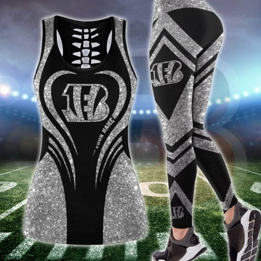 Cincinnati Bengals Combo Tank Top And Leggings AZCLG007-AZCTT007