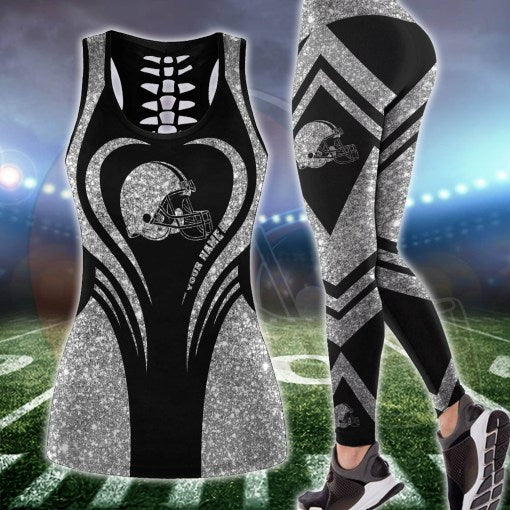 Cleveland Browns Combo Tank Top And Leggings AZCLG008-AZCTT008