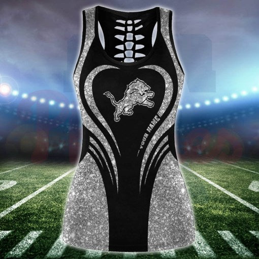 Detroit Lions Combo Tank Top And Leggings AZCLG011-AZCTT011