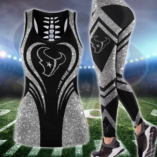 Houston Texans Combo Tank Top And Leggings AZCLG013-AZCTT013