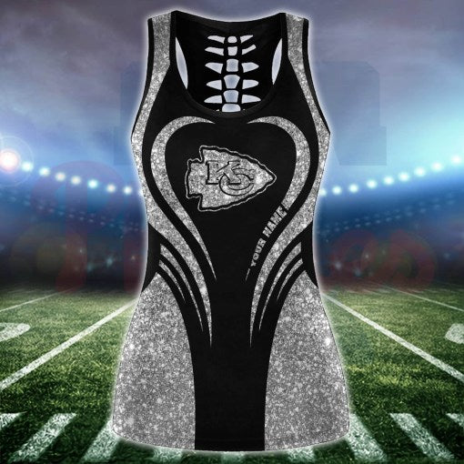 Kansas City Chiefs Combo Tank Top And Leggings AZCLG016-AZCTT016