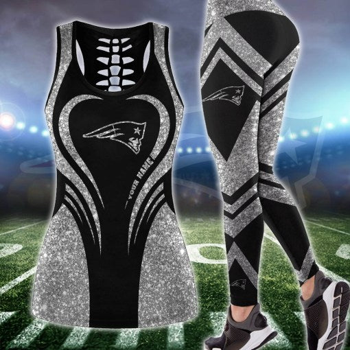 New England Patriots Combo Tank Top And Leggings AZCLG022-AZCTT022