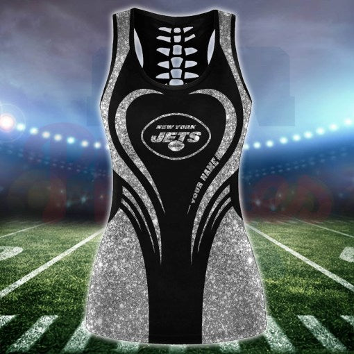 New York Jets Combo Tank Top And Leggings AZCLG025-AZCTT025
