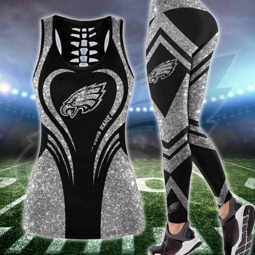 Philadelphia Eagles Combo Tank Top And Leggings AZCLG026-AZCTT026