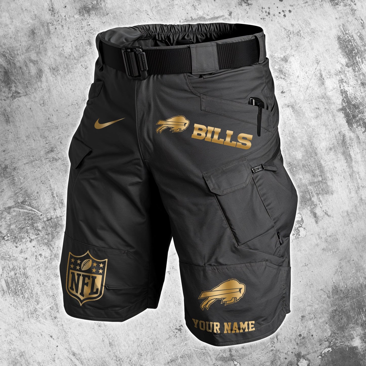 Buffalo Bills Limited Edition Front Pockets Men Shorts (Belt Not Included) AZBTFPMS000160