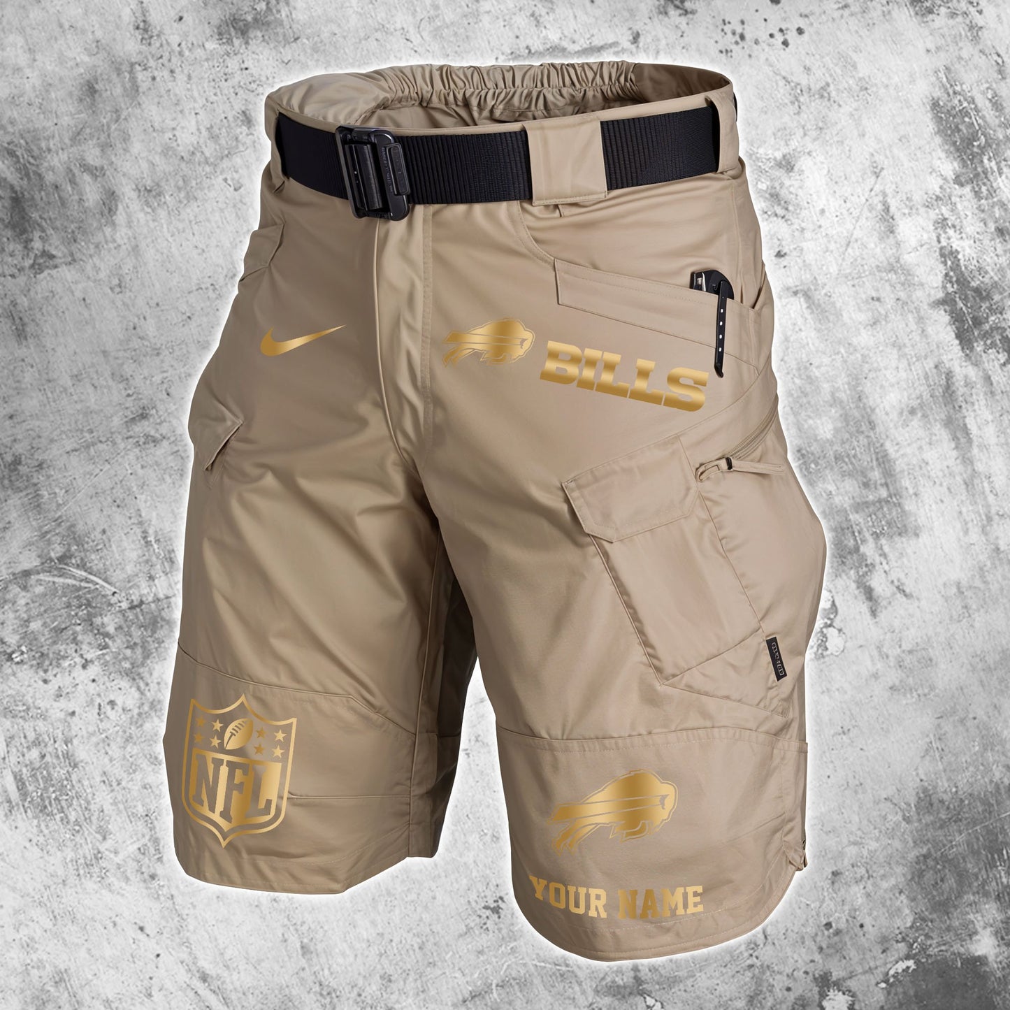 Buffalo Bills Limited Edition Front Pockets Men Shorts (Belt Not Included) AZBTFPMS000160