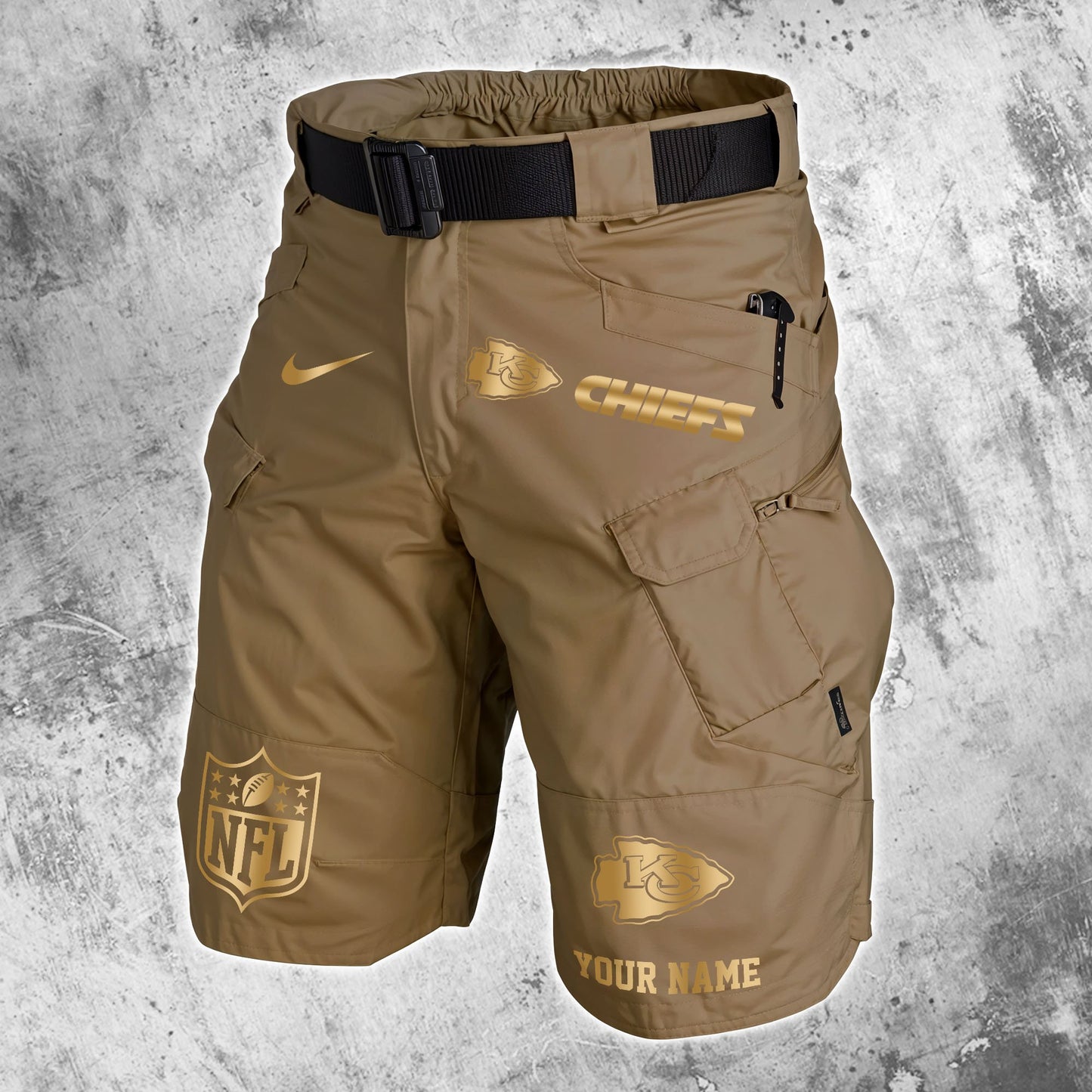 Kansas City Chiefs Limited Edition Front Pockets Men Shorts (Belt Not Included) AZBTFPMS000162