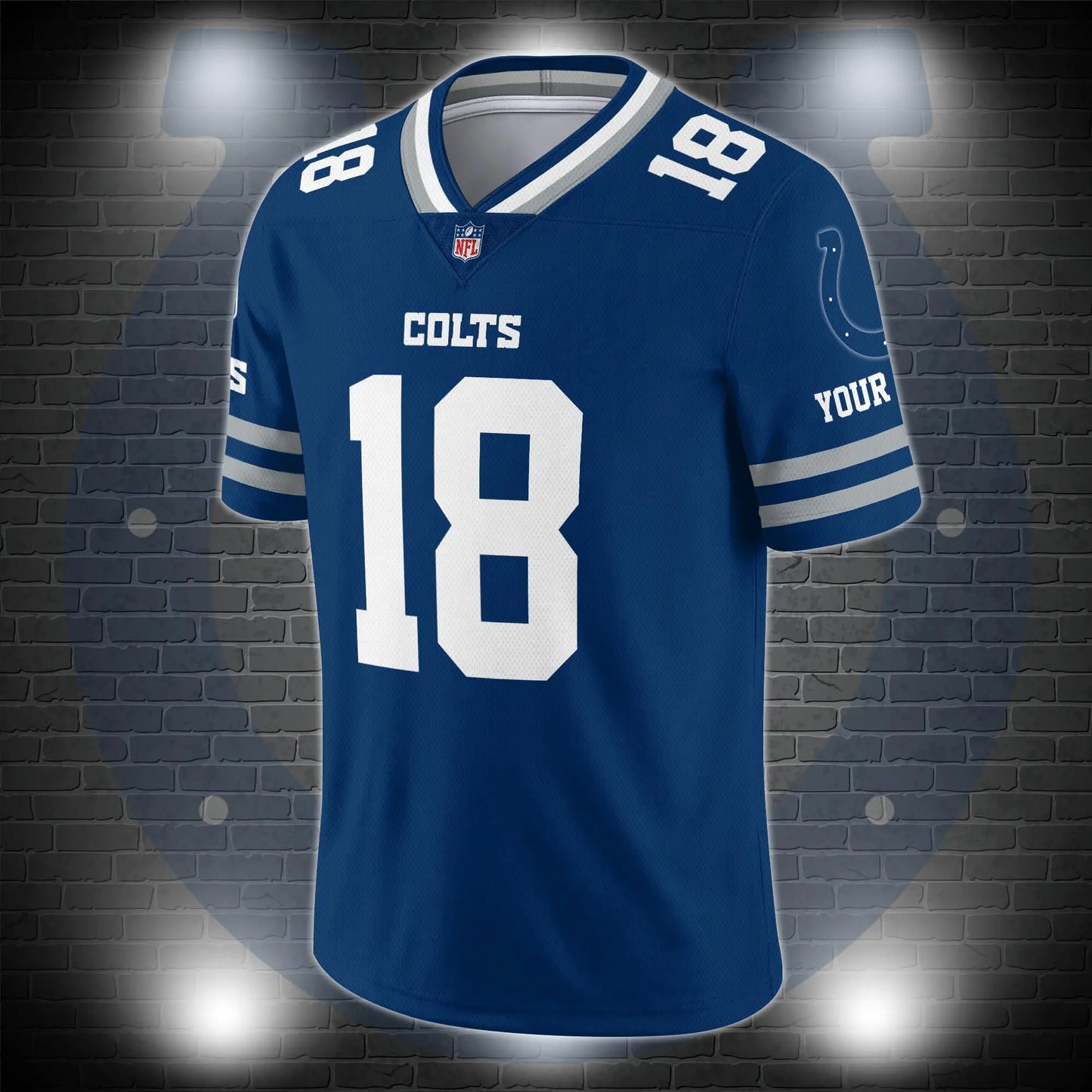 Indianapolis Colts Personalized V-neck Football Jersey Sport Gifts For Fan AZCVFJ050