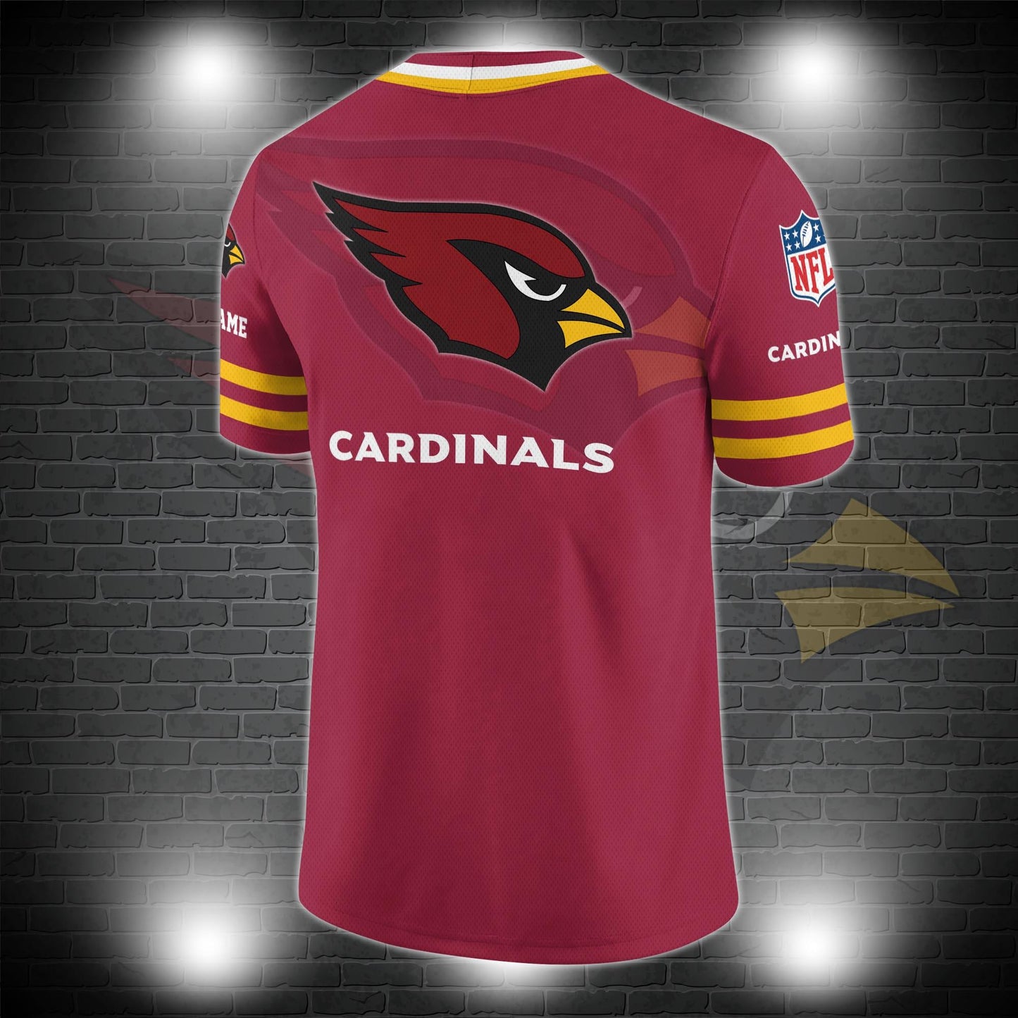 Arizona Cardinals Personalized V-neck Football Jersey Sport Gifts For Fan AZCVFJ032