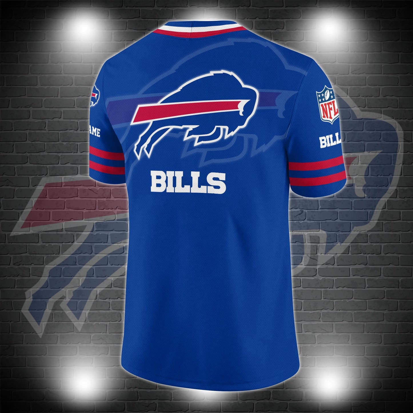 Buffalo Bills Personalized V-neck Football Jersey Sport Gifts For Fan AZCVFJ029