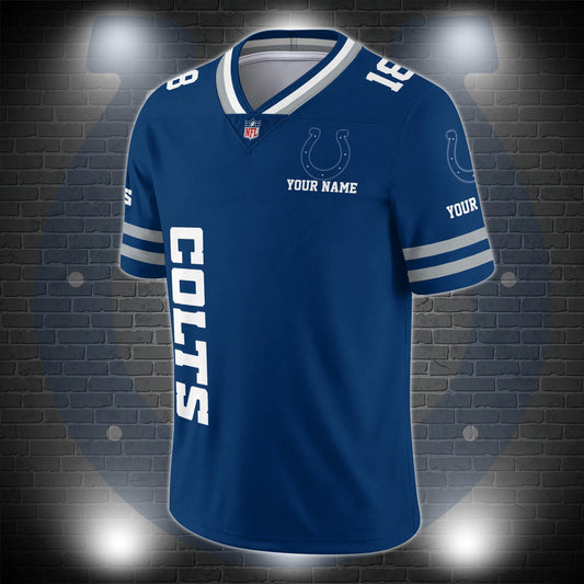 Indianapolis Colts Personalized V-neck Football Jersey Sport Gifts For Fan AZCVFJ019