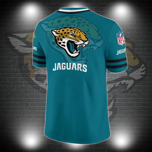 Jacksonville Jaguars Personalized V-neck Football Jersey Sport Gifts For Fan AZCVFJ018