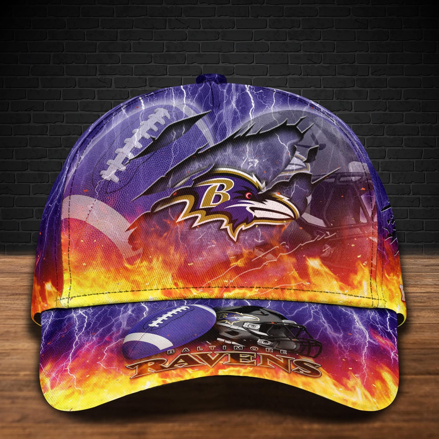 Baltimore Ravens Personalized Classic Cap BB854