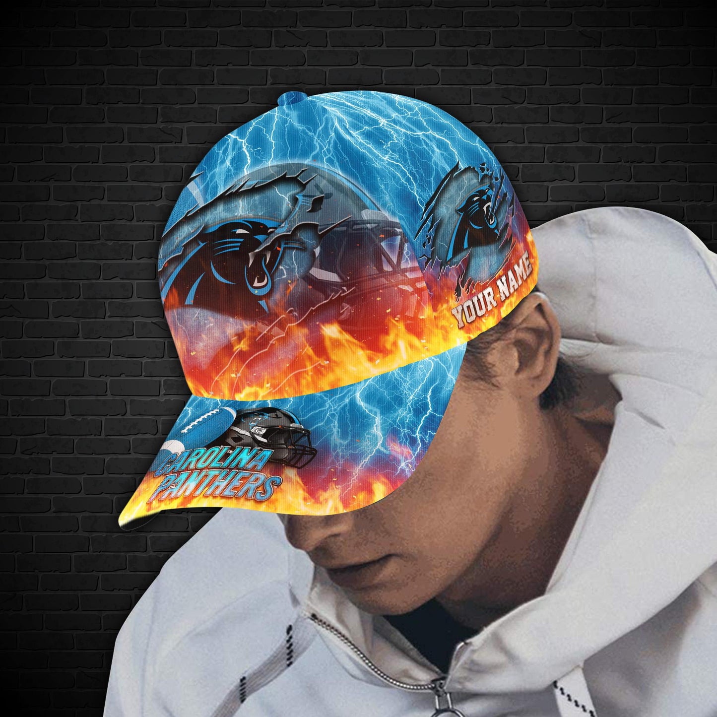 Carolina Panthers Personalized Classic Cap BB852