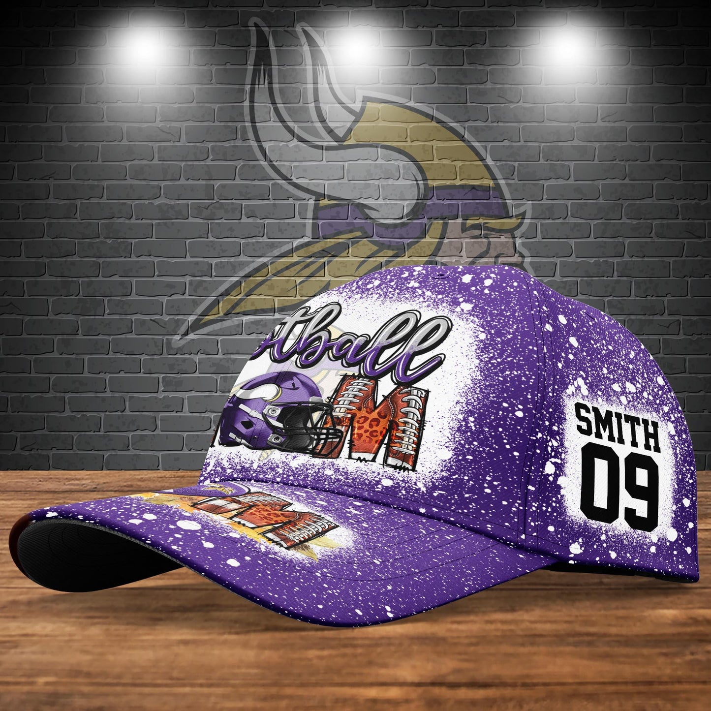 Minnesota Vikings Personalized Classic Cap BB808