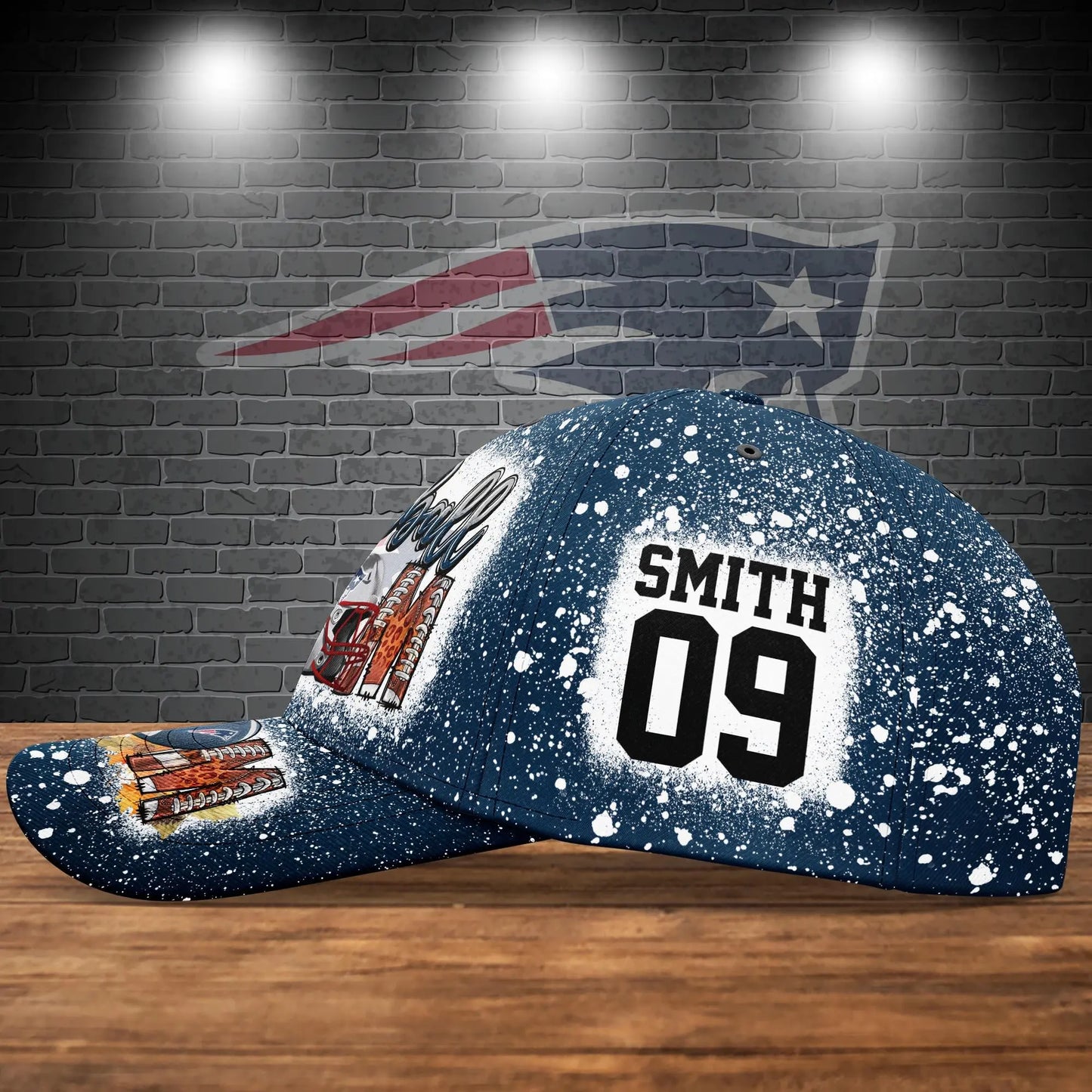 New England Patriots Personalized Classic Cap BB807