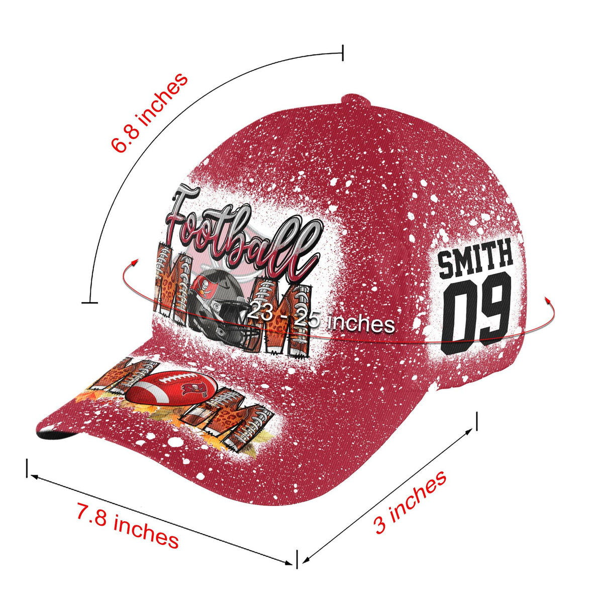 Tampa Bay Buccaneers Personalized Classic Cap BB799