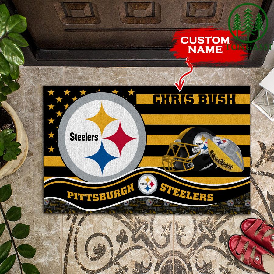 Pittsburgh Steelers Personalized Doormat BGDMM606
