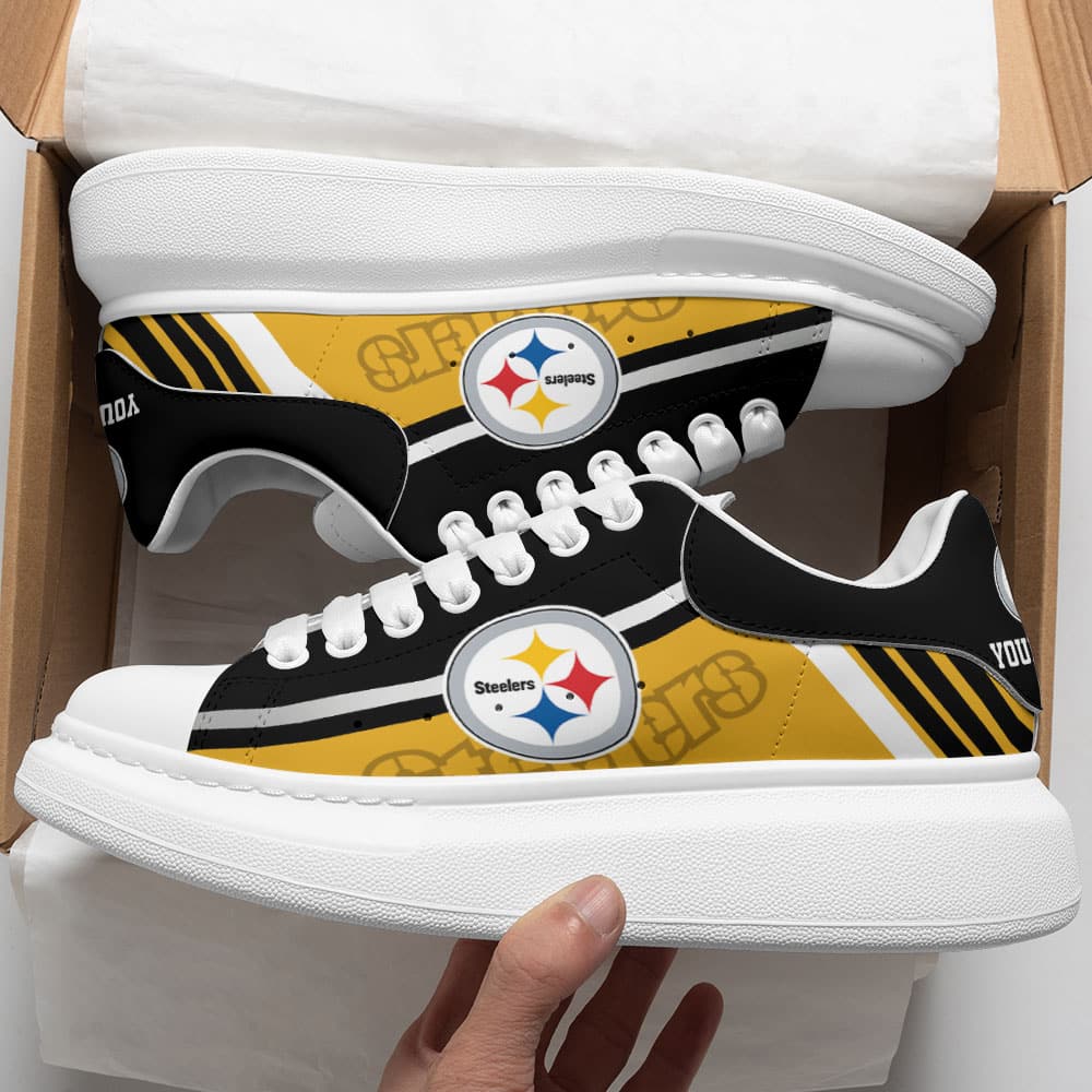 Pittsburgh Steelers Personalized MQ Sneakers BG45