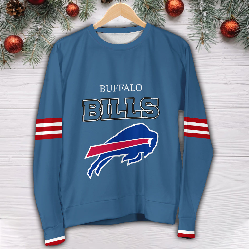 Buffalo Bills 3D Printed Sweater