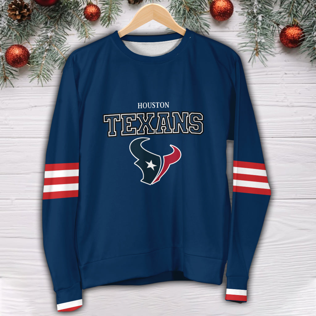 Houston Texans 3D Printed Sweater