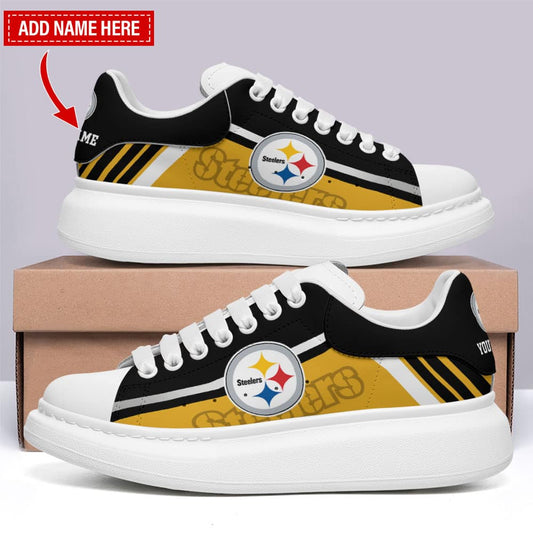 Pittsburgh Steelers Personalized MQ Sneakers BG45