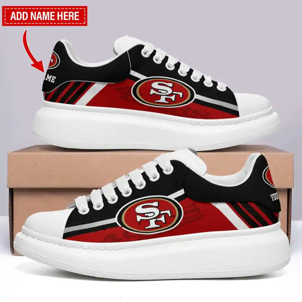 San Francisco 49ers Personalized MQ Sneakers BG42