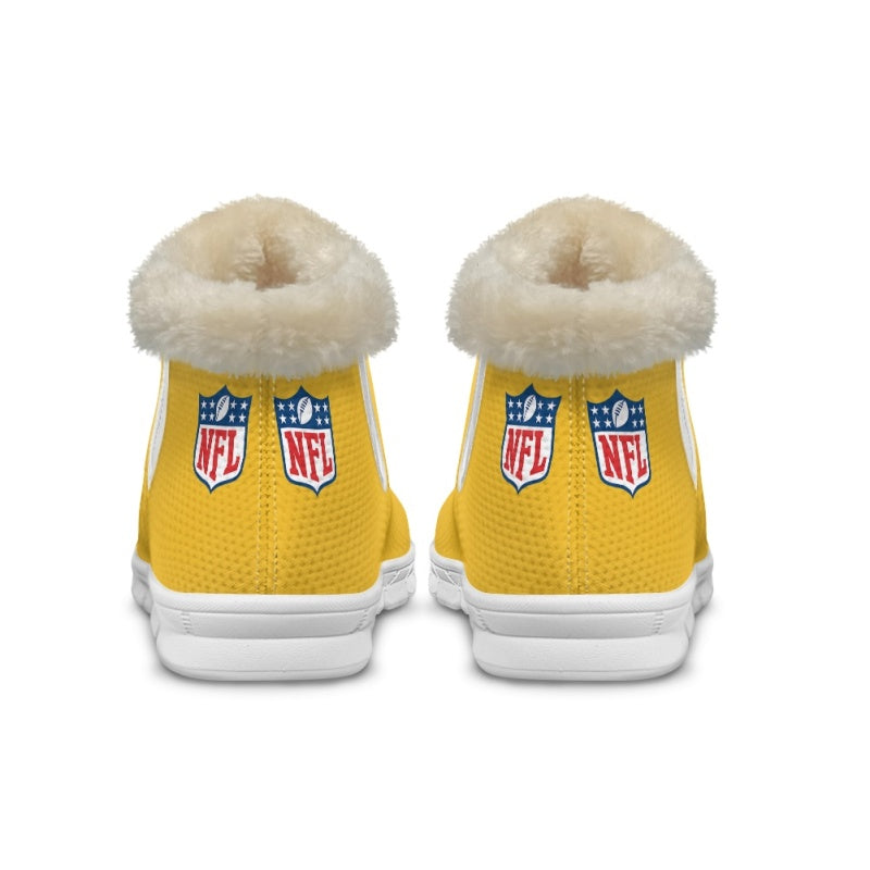 Green Bay Packers Comfy Winter Snow Boots AZDDWSB000073