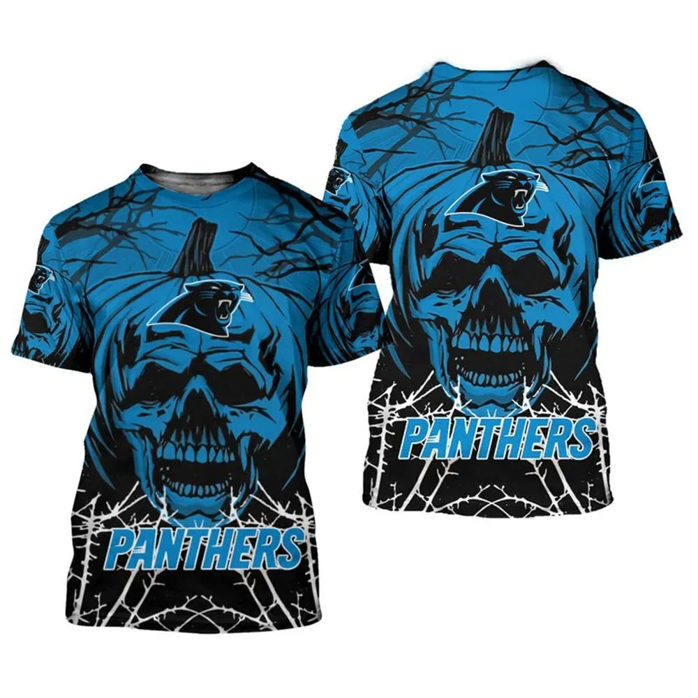 Carolina Panthers x Halloween 3D T-shirt HA37