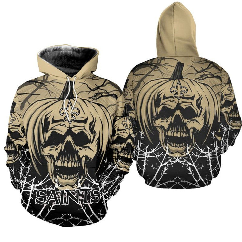 New Orleans Saints x Halloween 3D Hoodie HA162