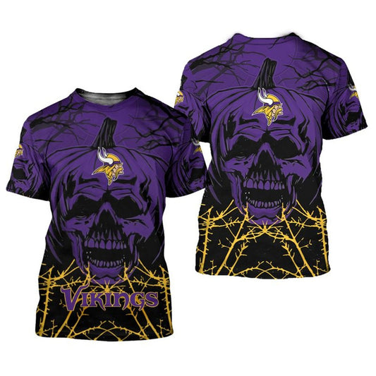 Minnesota Vikings x Halloween 3D T-shirt HA53