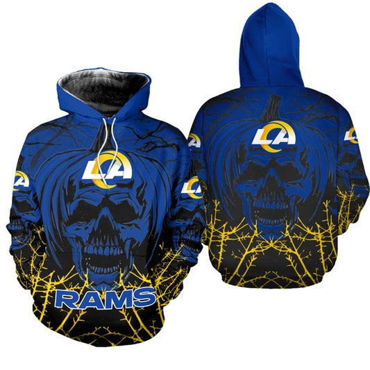 Los Angeles Rams x Halloween 3D Hoodie HA158